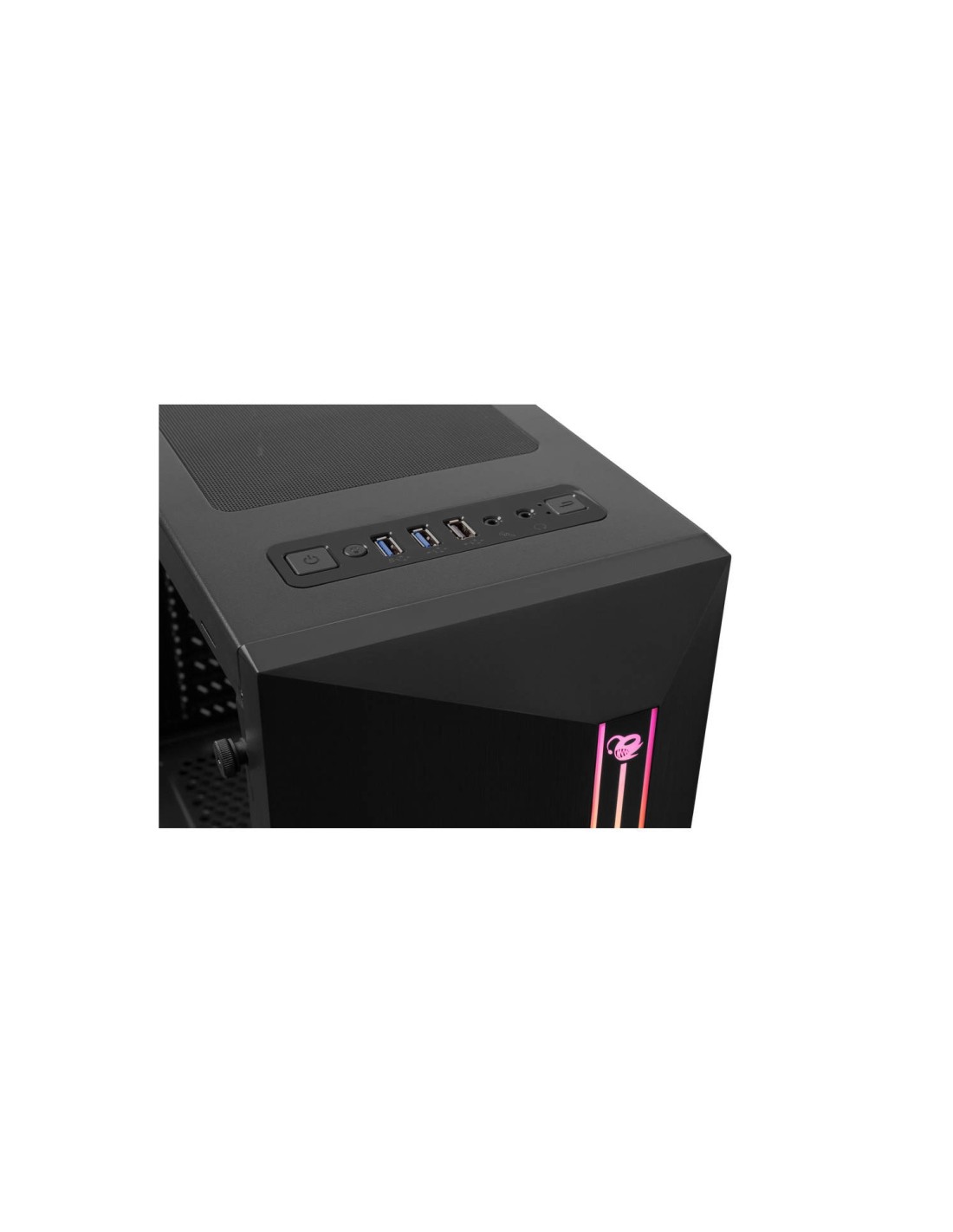 CAJA SEMITORRE/ATX COOLBOX DGC 200 S/SFUENTE USB3.0 NEGRA A-RGB