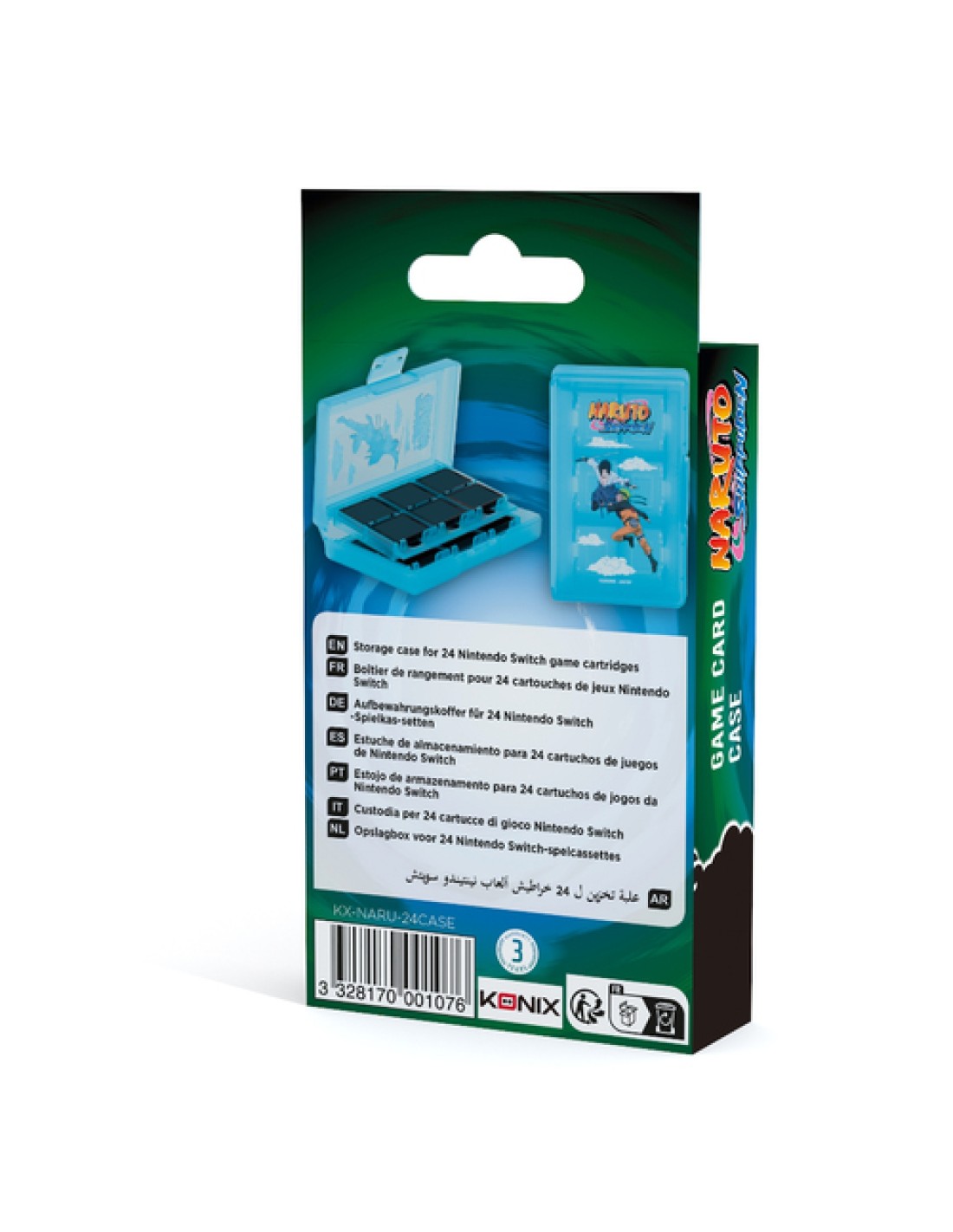 Konix Naruto 80389000003 accesorio y piza de videoconsola Estuche de cartuchos