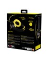 Konix PacMan Auriculares Alámbrico Diadema Juego USB tipo A Negro, Amarillo
