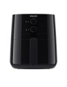 Philips Essential Airfryer negra de 0,8 kg y 4,1 l con tecnologÍ­a Rapid Air