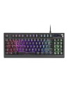 Teclado Mars Gaming usb retroiluminado led rgb Portugues Negro MKREVOPT