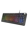Teclado Mars Gaming usb retroiluminado led rgb Portugues Negro MKREVOPT