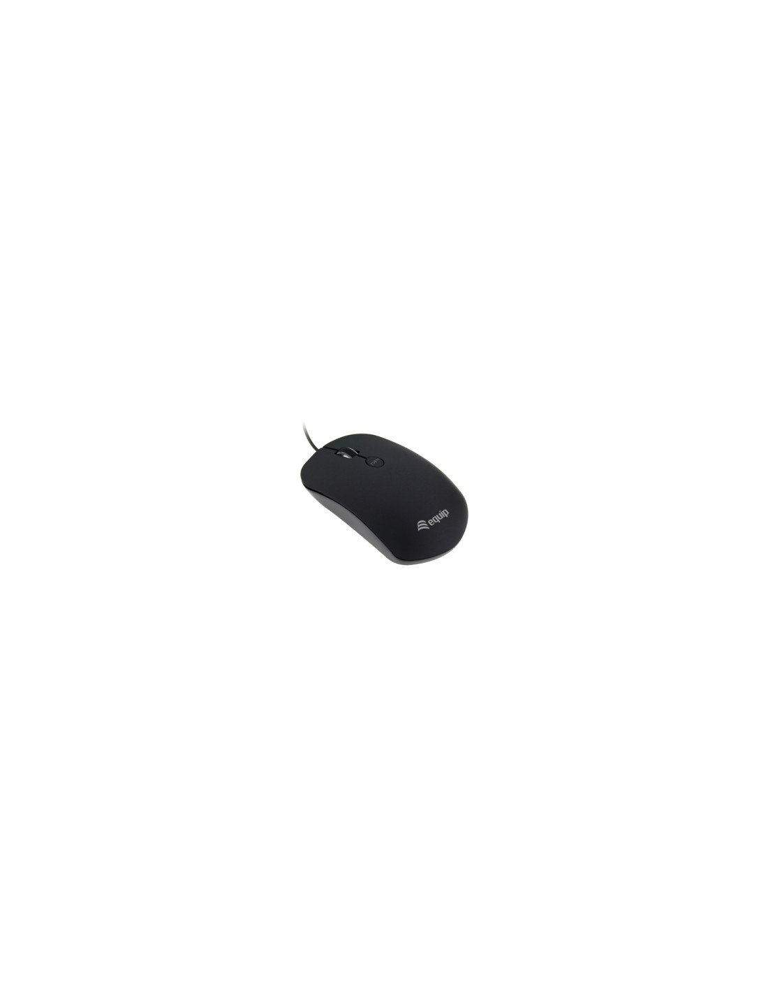 Equip 245114 ratón Ambidextro USB tipo A Í?ptico 1600 DPI