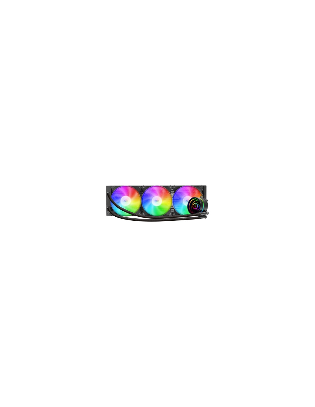 Mars Gaming ML-ONE360 Negro Refrigeración LÍ­quida CPU TDP 550W Espejo Infinito 3 Ventiladores Silenciosos Multisocket Universal