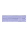 Rapoo E9800M teclado Bluetooth QWERTY Púrpura