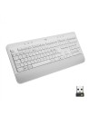 Logitech Signature K650 teclado RF Wireless + Bluetooth QWERTY Español Blanco