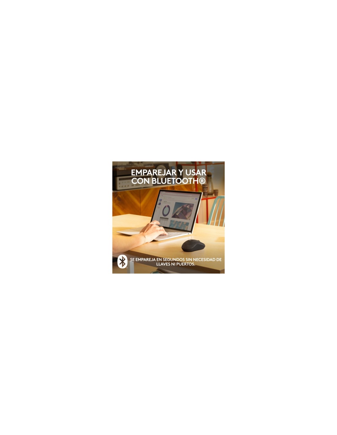 Logitech M240 ratón Ambidextro Bluetooth