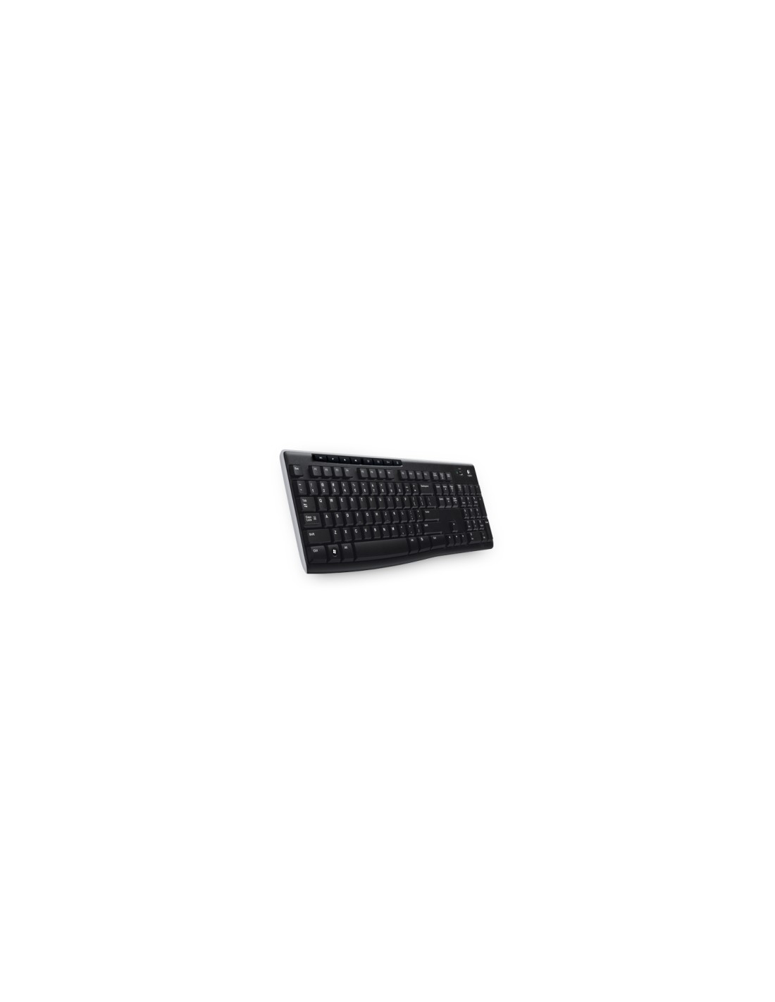 Logitech Wireless Keyboard K270 teclado Hogar RF inalámbrico AZERTY Francés Negro