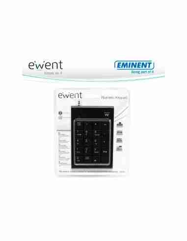 Ewent EW3102 teclado numérico PC/servidor USB Negro