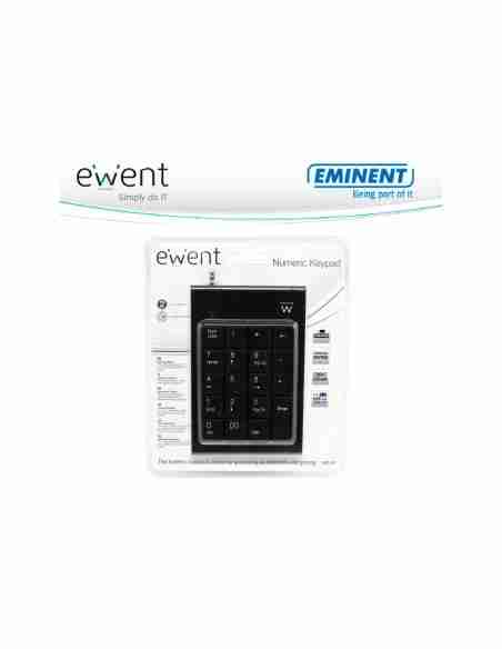 Ewent EW3102 teclado numérico PC/servidor USB Negro