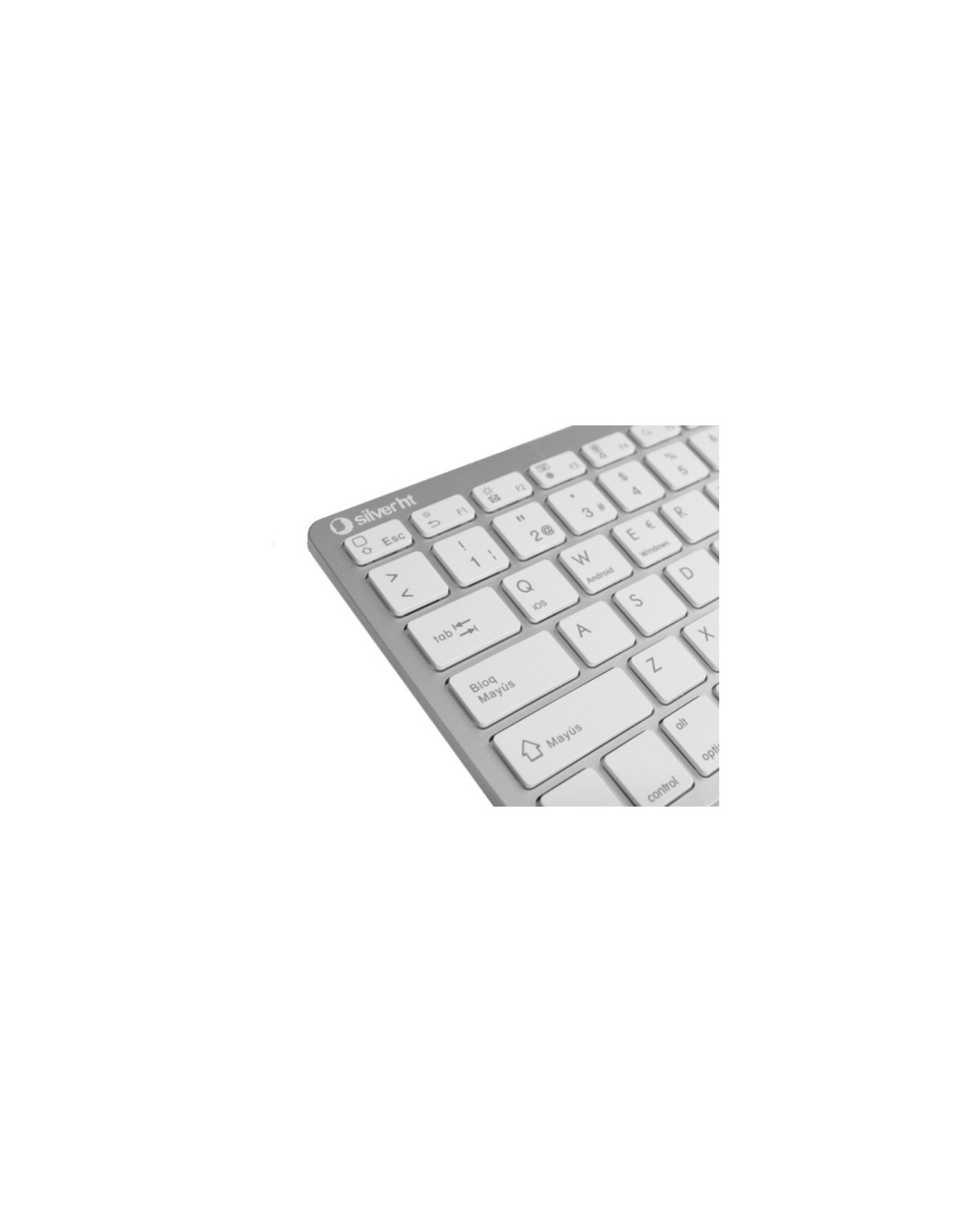 TECLADO SILVERHT BLUETOOTH COLORS EDITION BLANCO 111938640199