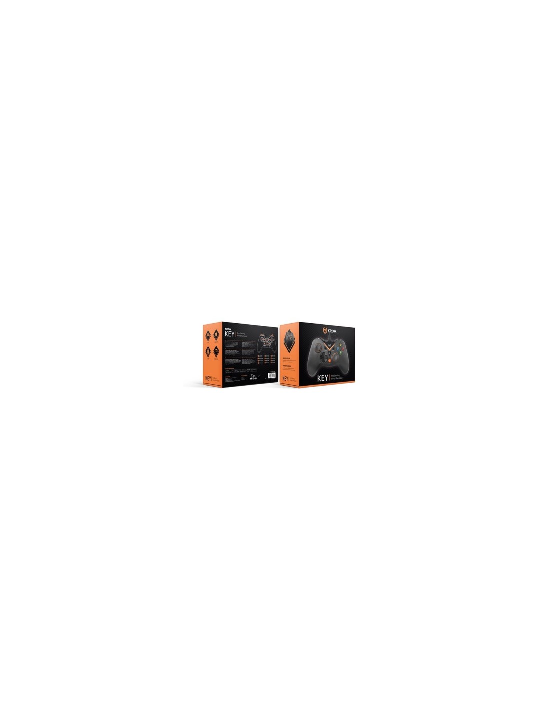 KROM NXKROMKEY GAMEPAD NEGRO NARANJA
