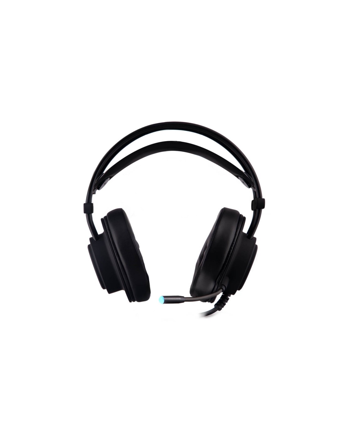 AURICULARES C/MICROFONO COOLBOX DEEPGAMING DEEPLIGHTING LED GAMING NEGRO