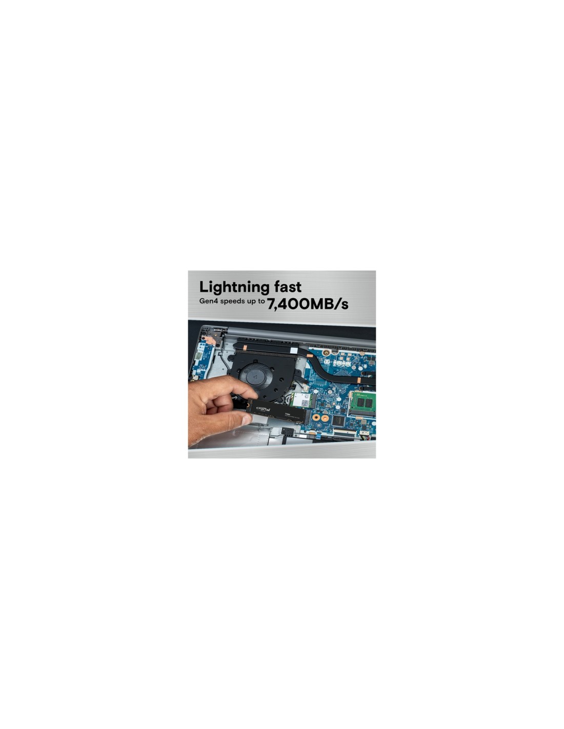 Crucial T500 2TB M.2 PCI Express 4.0 3D TLC NAND NVMe