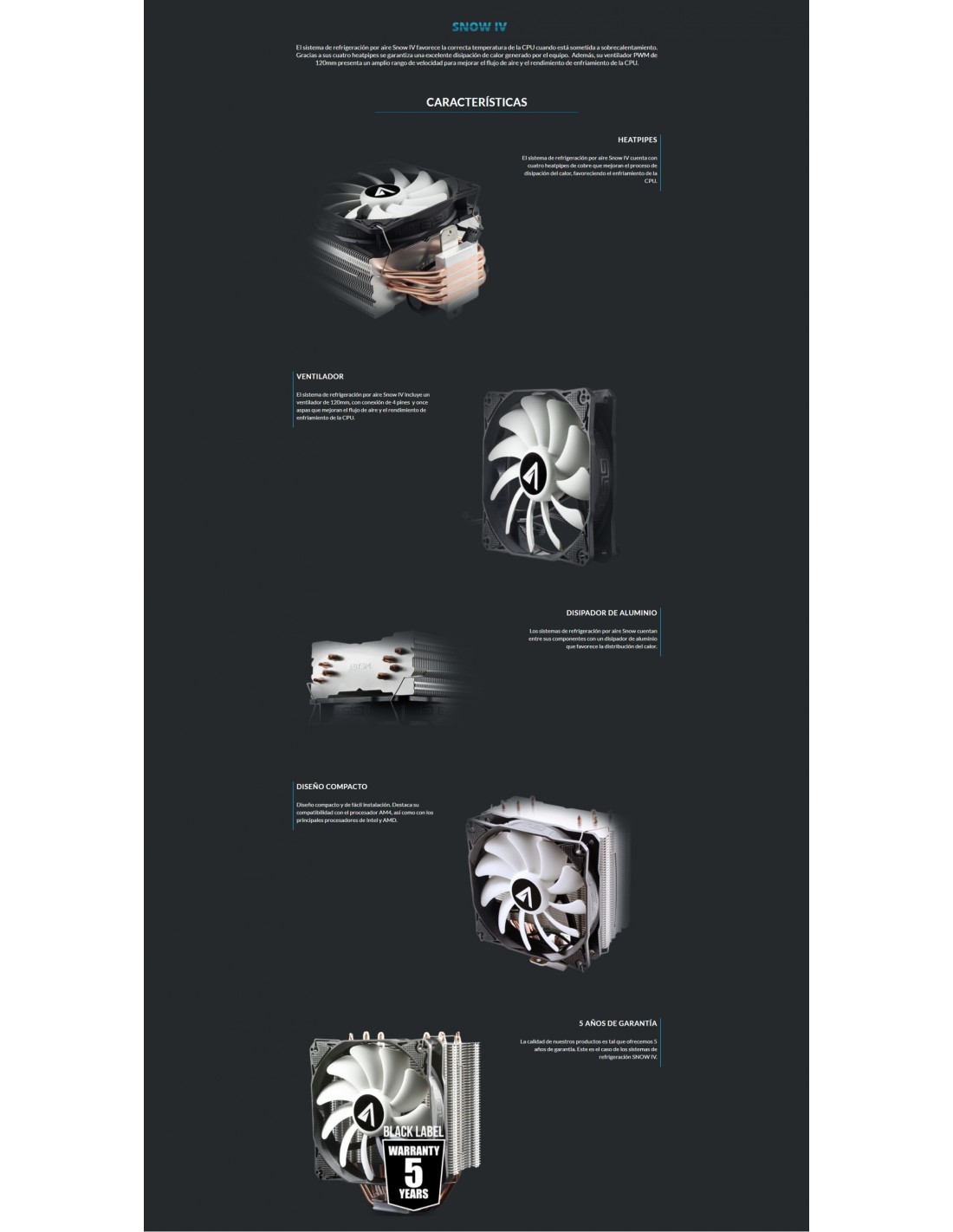 Abysm Gaming Snow IV CPU Cooler