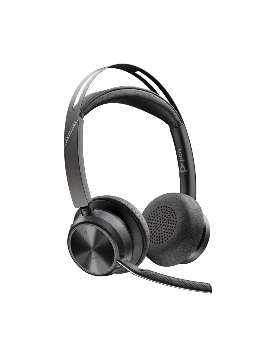 POLY Auriculares VFOCUS2 USB-A con base de carga