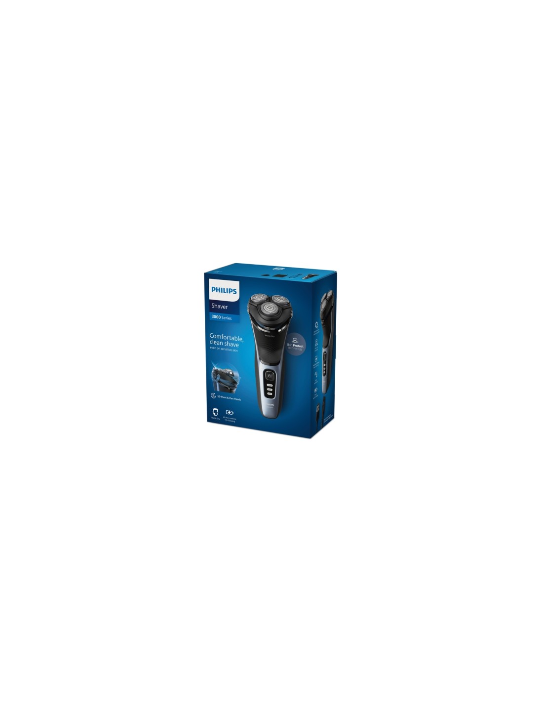 Philips Shaver 3000 Series S3243/12 Afeitadora eléctrica en seco y en húmedo