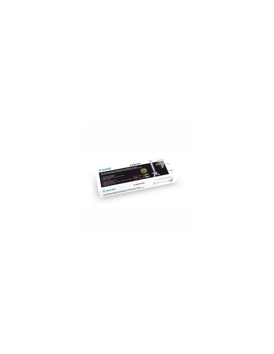 TOOQ PJ2012T-W SOPORTE PARA PROYECTOR  UNIVERSAL INCLINABLE TECHO BLANCO