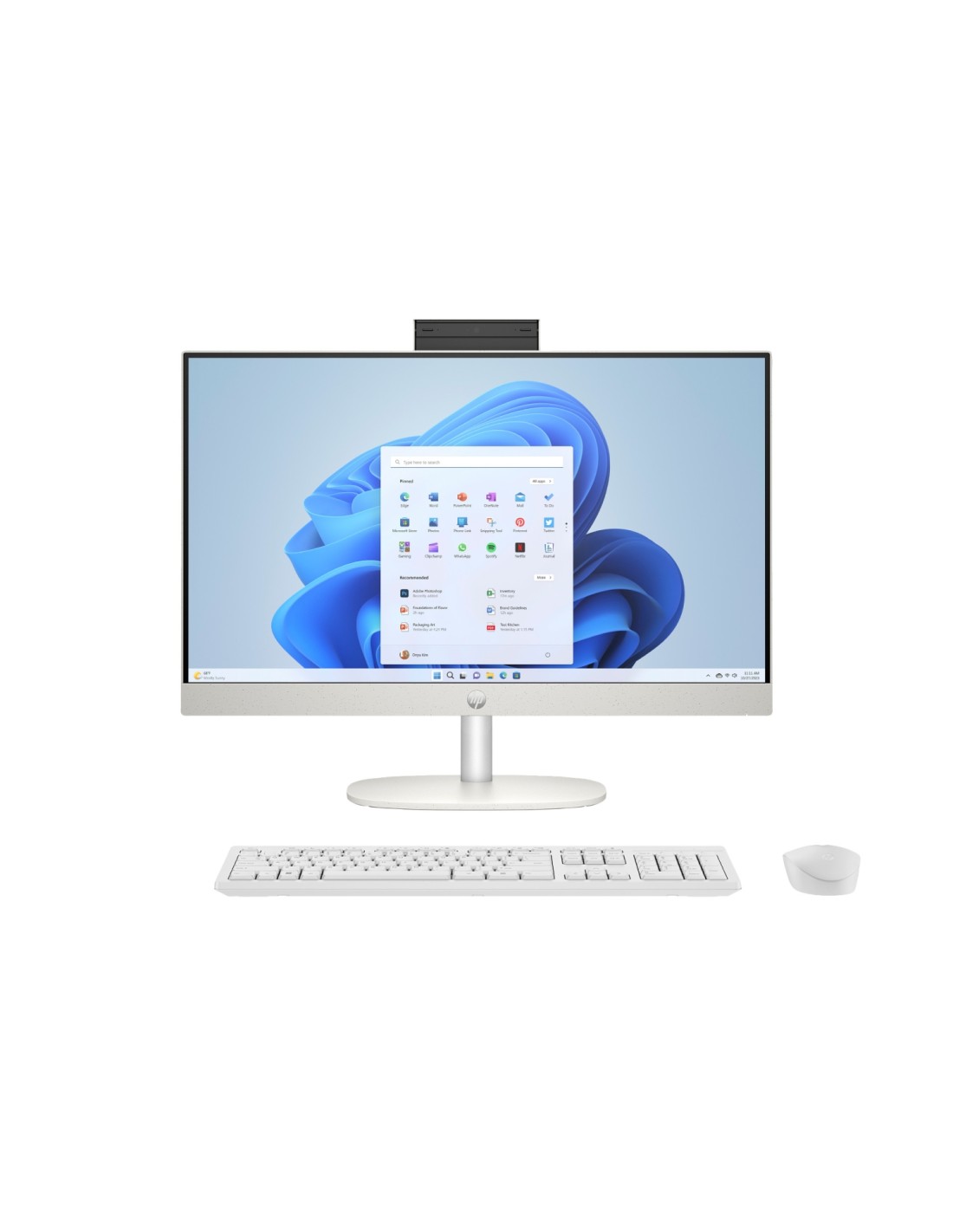 HP 23.8 inch All-in-One 24-cr0044ns PC Intel® Core? i3 8 GB DDR4-SDRAM 512 GB SSD