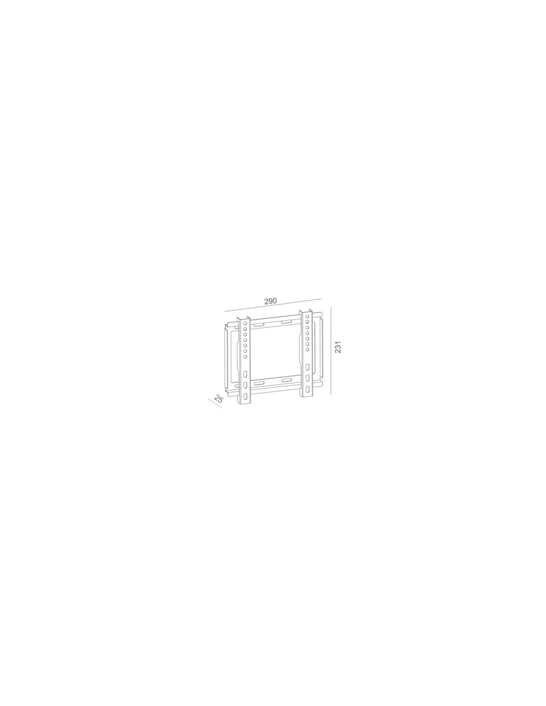 SOPORTE TV OMEGA FIJO 23 OUTV200F