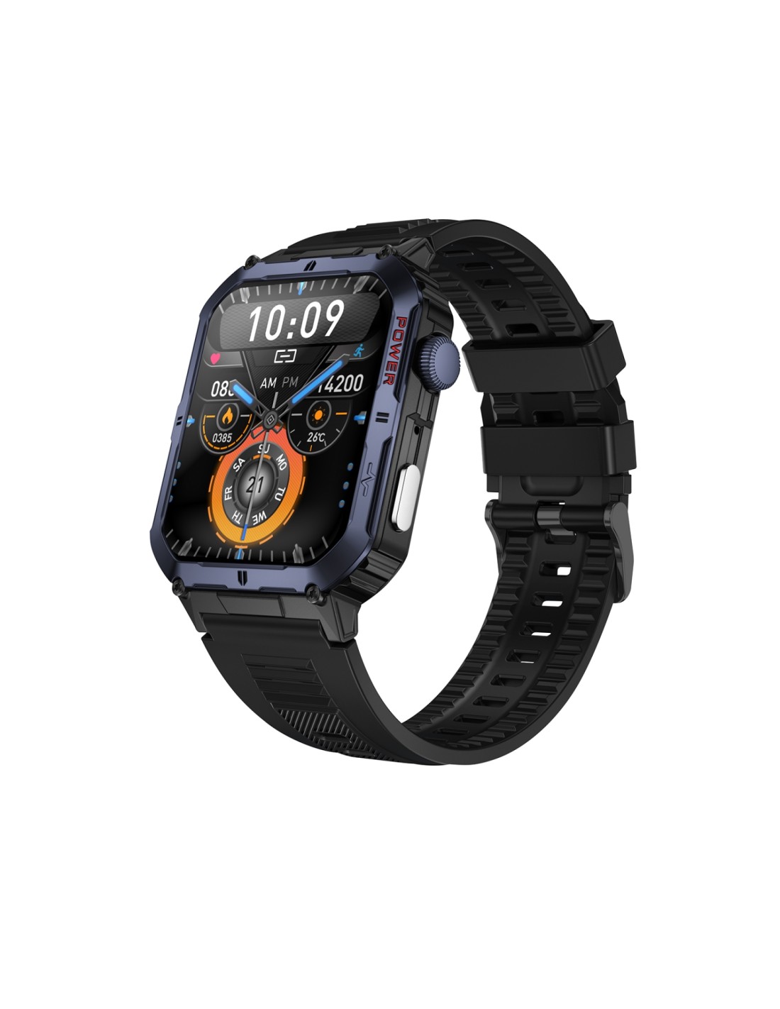 Trevi T-FIT 500 S 5,23 cm (2.06") AMOLED Digital Pantalla táctil Azul