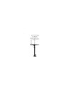 Phoenix mesa trÍ­pode para videoproyector y ordenador portátil altura máxima 1.5m acero negro PHPROYECTORTRIPOD