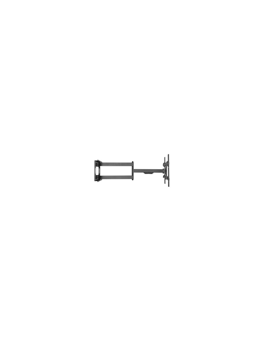 AISENS Soporte Pro Giratorio, Inclinable Y Nivelable Para Monitor/tv 50kg De 43-80, Negro