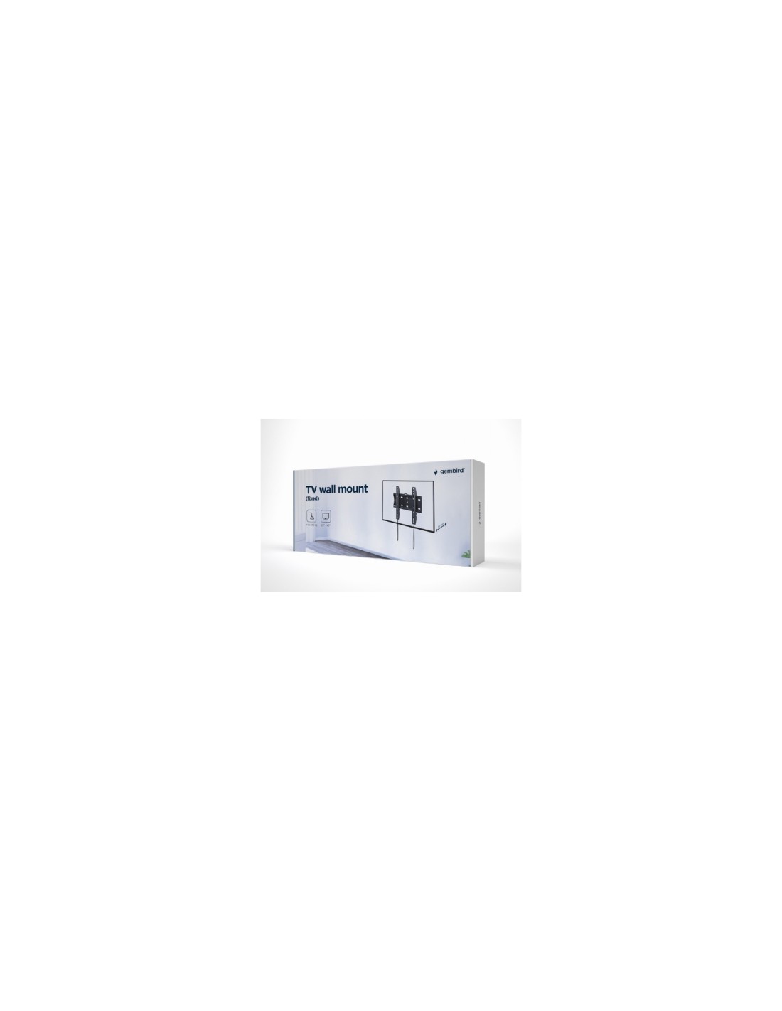 Gembird WM-42F-01 soporte para TV 106,7 cm (42") Negro