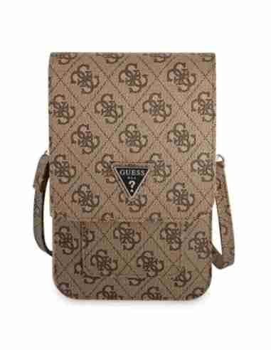 GUESS BANDOLERA TRIANGLE MARRON
