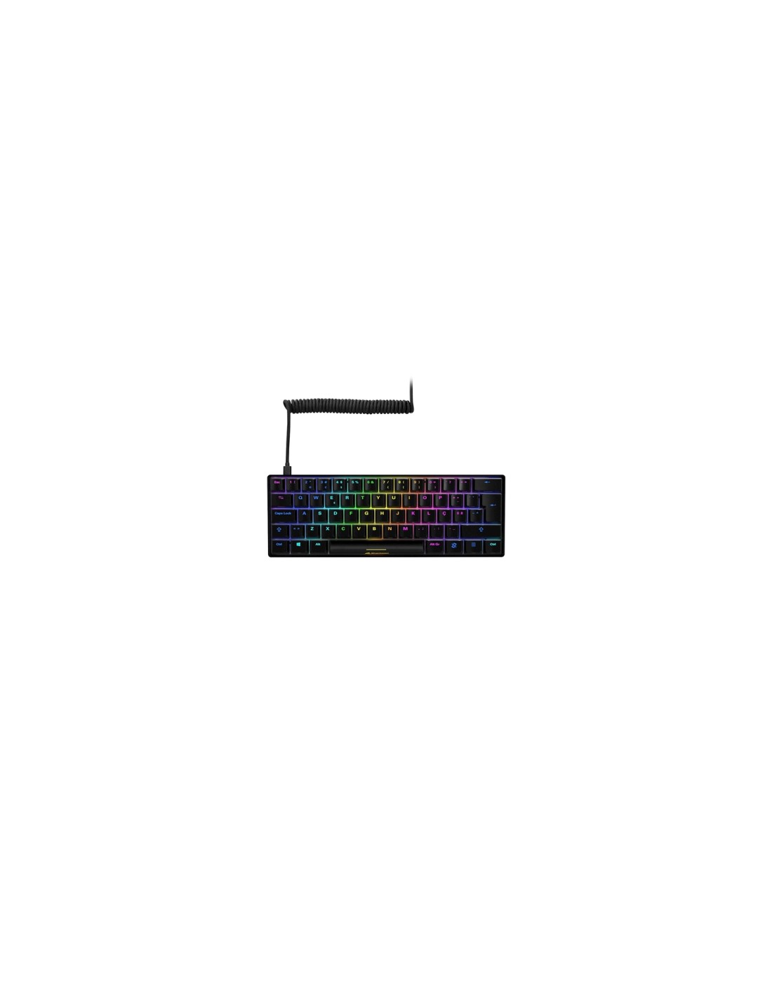 Sharkoon SGK50 S4 teclado USB QWERTY Español Negro