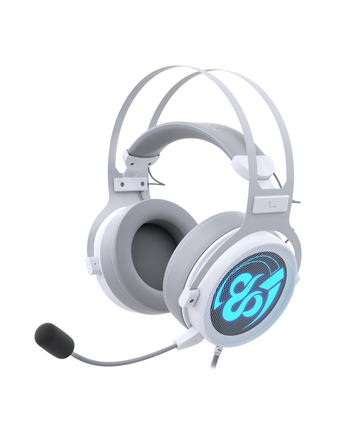 Auriculares Gaming Newskill Kimera V2 Ivory 7.1 Compatibles con PC y PS4 en Color Blanco - NS-HS-KIMERA-V2-IVO