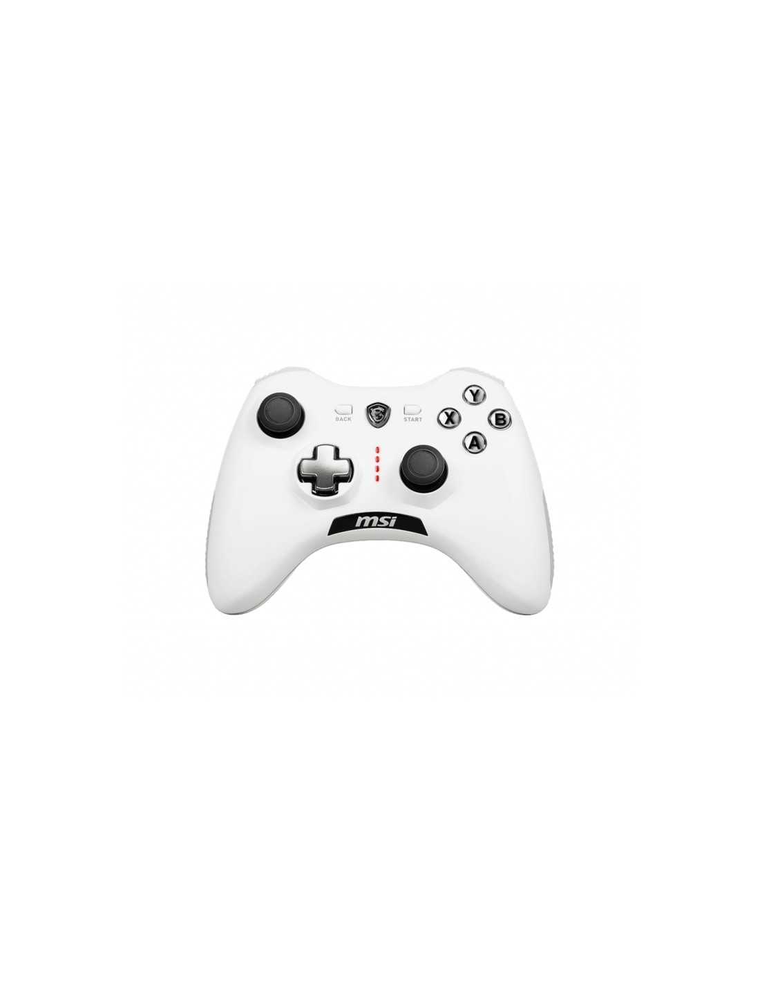 MSI Force GC20 V2 Blanco USB 2.0 Gamepad Analógico/Digital Android, PC
