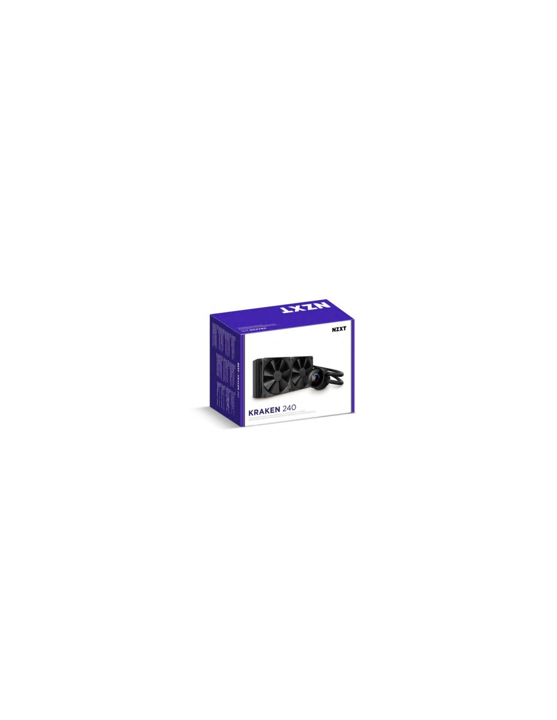 NZXT Kraken 240 Procesador Sistema de refrigeración lÍ­quida todo en uno 12 cm Negro 1 pieza(s)