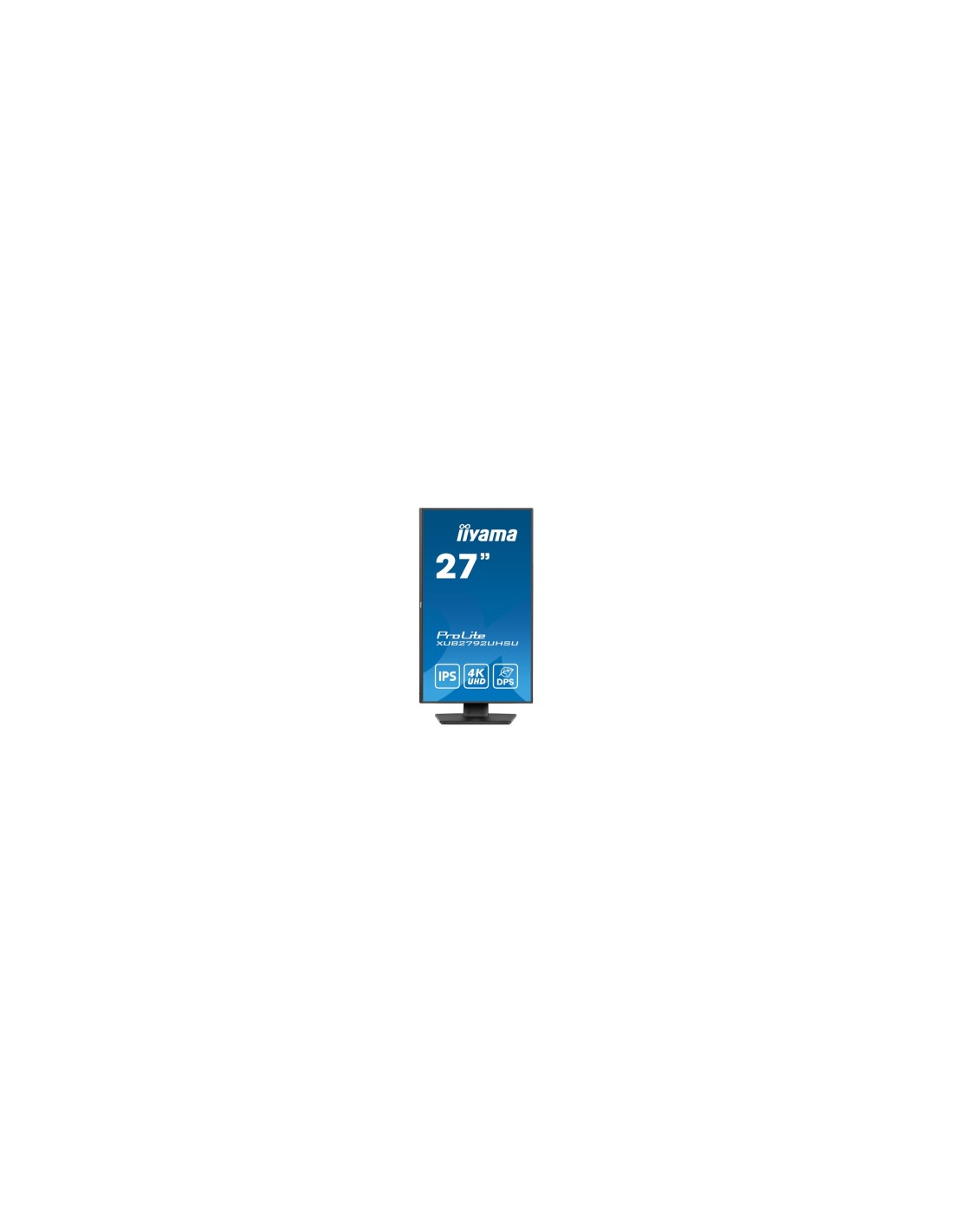 iiyama ProLite XUB2792UHSU-B6 pantalla para PC 68,6 cm (27") 3840 x 2160 Pixeles 4K Ultra HD LED Negro