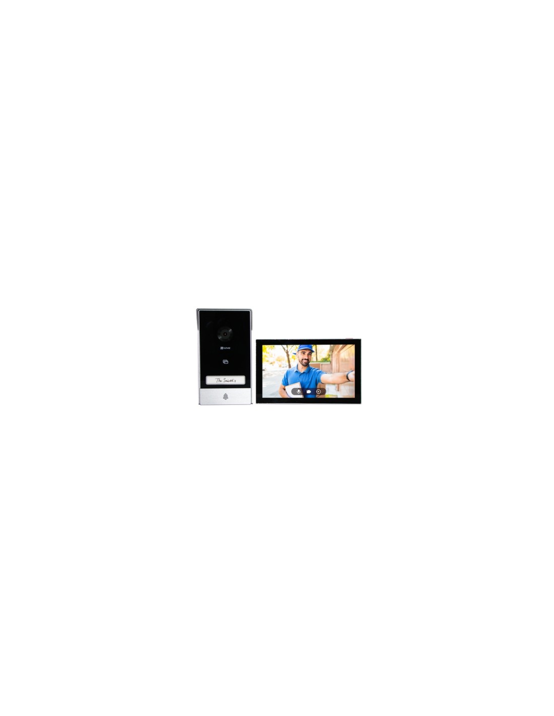 EZVIZ HP7 sistema de intercomunicación de video 17,8 cm (7") Negro, Plata