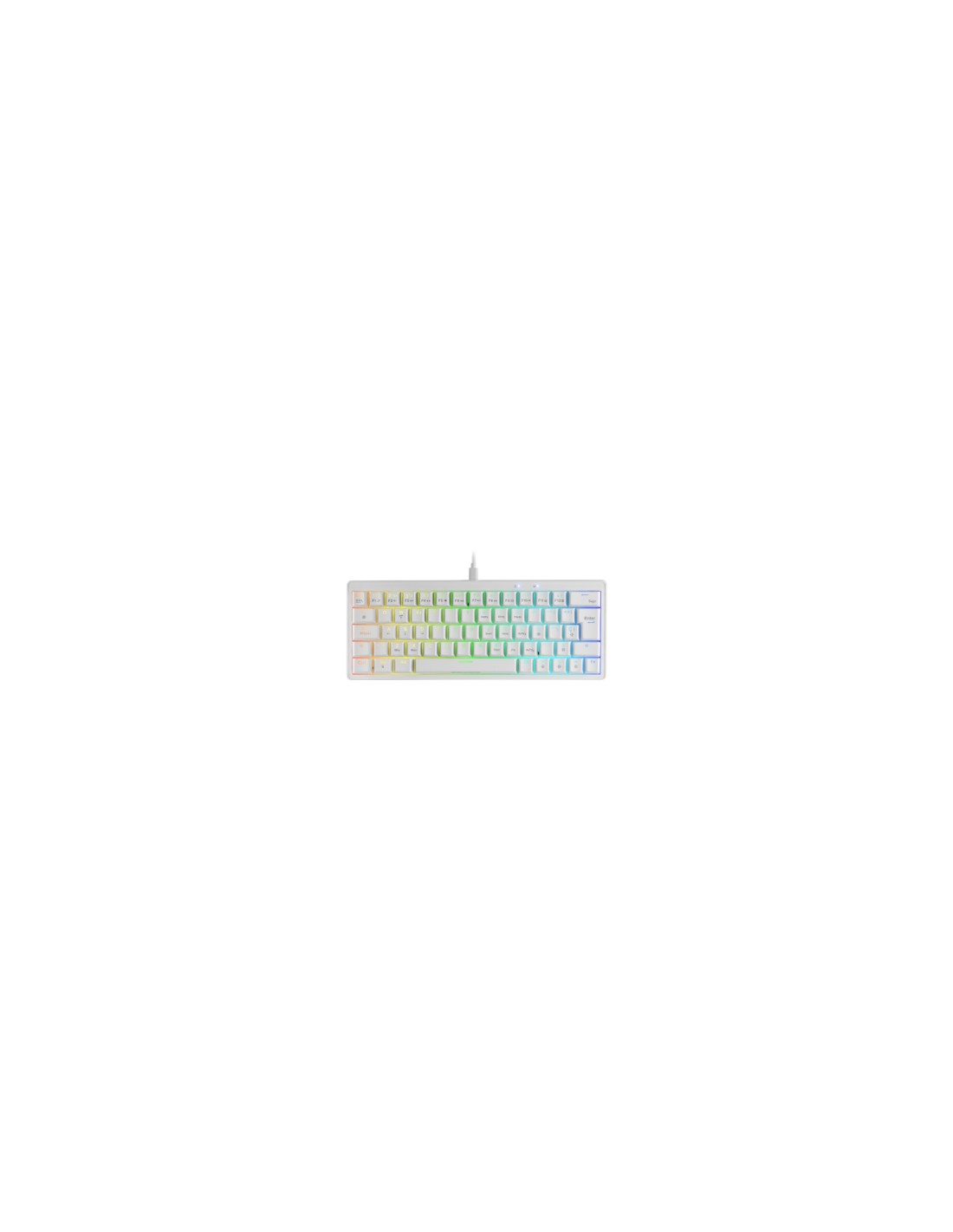 Mars Gaming MKMINIPRO, Teclado Mecánico Ultra-Compacto 60%, Switches Mecánicos Hot-Swappable, Iluminación RGB Chroma, Teclado Ga