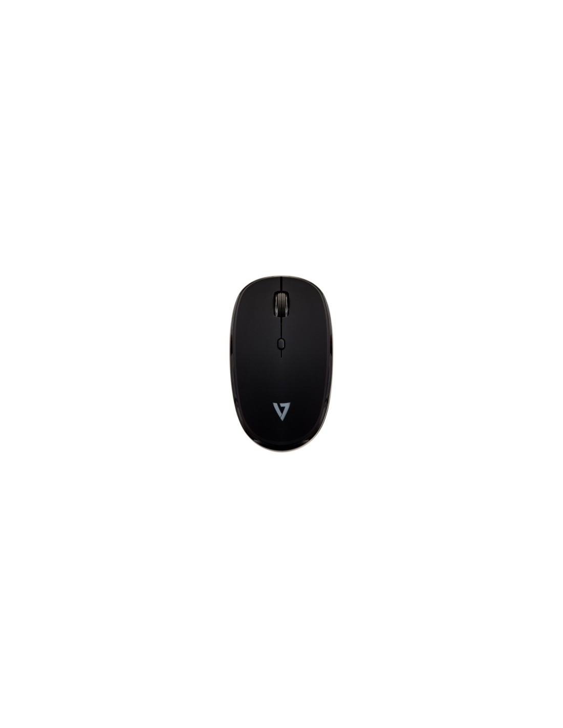 V7 Ratón Bluetooth silencioso de 4 botones con DPI ajustables MW550BT - Negro