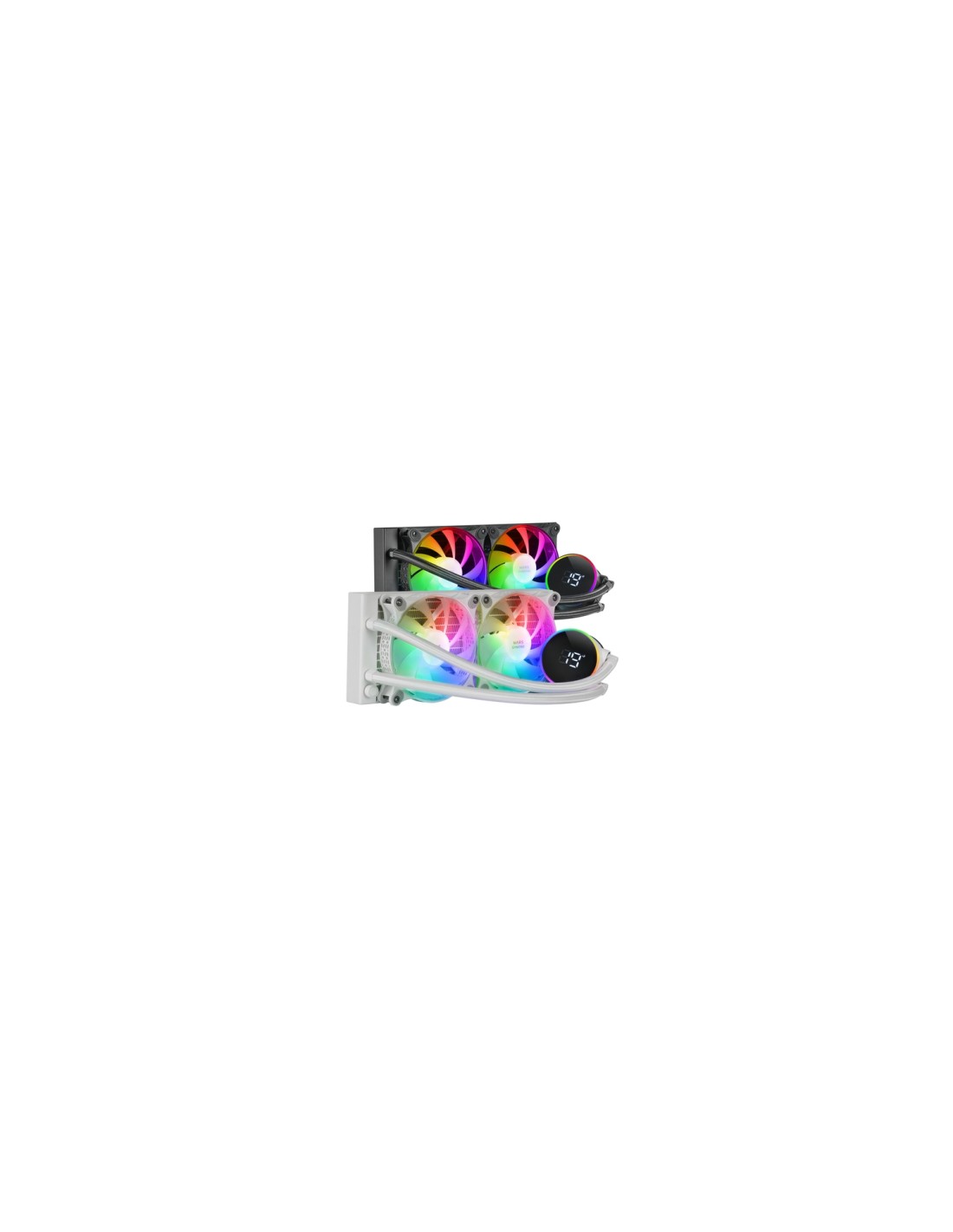 Mars Gaming ML-LCD240 Procesador Kit de refrigeración líquida 12 cm Blanco 1 pieza(s)