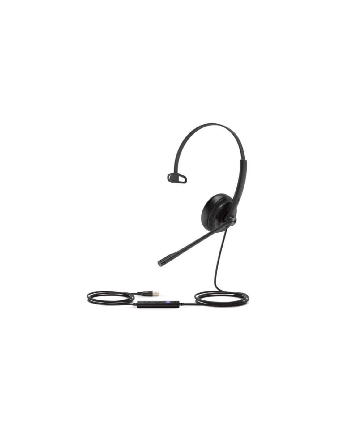 Yealink UH34 Mono Teams Auriculares diadema usb tipo-a negro