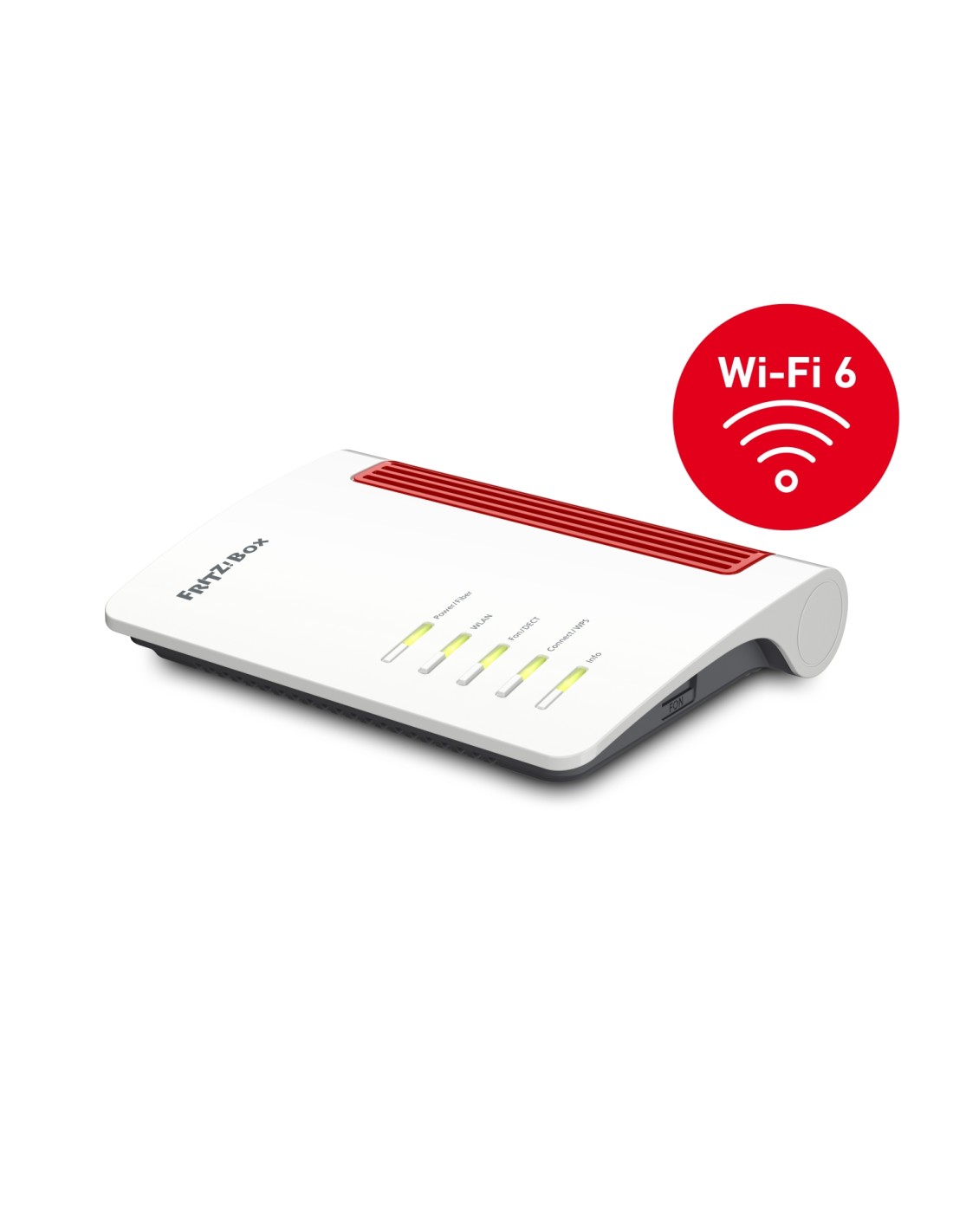 FRITZ!Box 5530 Fiber Edition Internation router inalámbrico 2.5 Gigabit Ethernet Doble banda (2,4 GHz / 5 GHz) Blanco