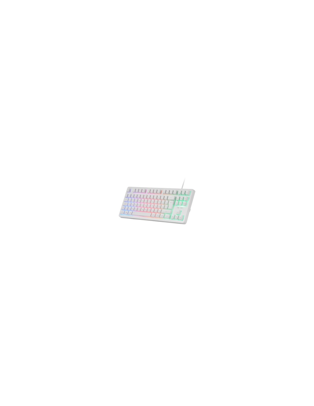 Mars Gaming MK023 teclado Juego USB QWERTY Español Rosa