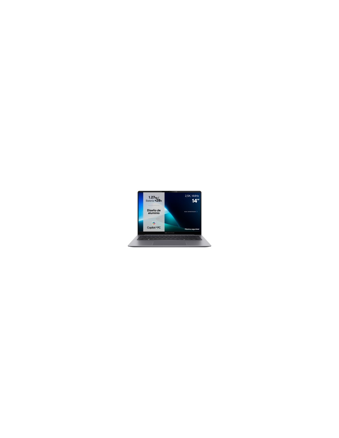 ASUS ExpertBook P5405CSA-NZ0154X - Ordenador Portátil 14" WQXGA (Intel Core Ultra 5 226V, 16GB RAM, 512GB SSD, Arc Graphics 130V