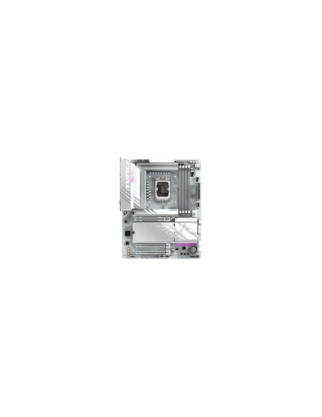 GIGABYTE B860 AORUS ELITE WIFI7 ICE Placa base - CPUs Intel Core Ultra, VRM de 14+1+2+1 fases, hasta 9200MHz DDR5, 1xPCIe 5.0 + 