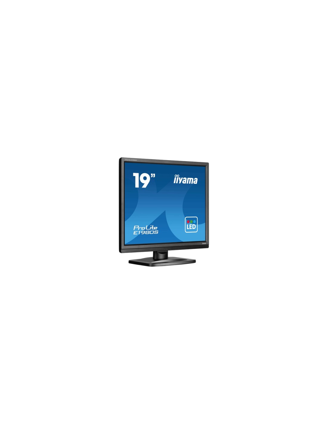 iiyama ProLite E1980S-B1 pantalla para PC 48,3 cm (19") 1280 x 1024 Pixeles VGA LED Negro