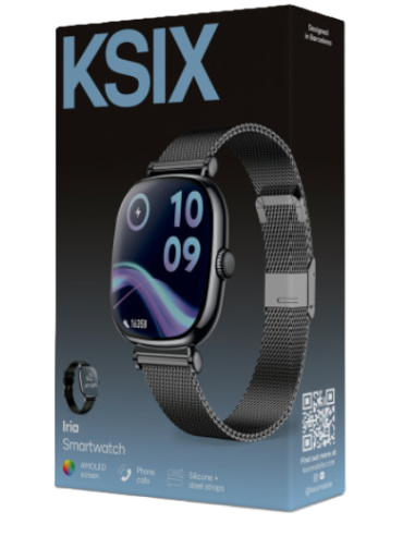 KSIX SMARTWATCH IRIA NEGRO