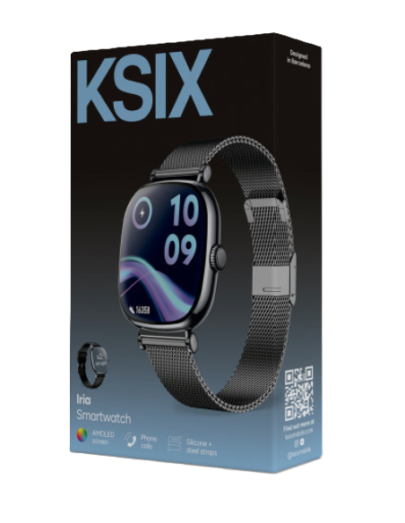 KSIX SMARTWATCH IRIA NEGRO