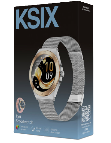 KSIX SMARTWATCH LYA PLATA