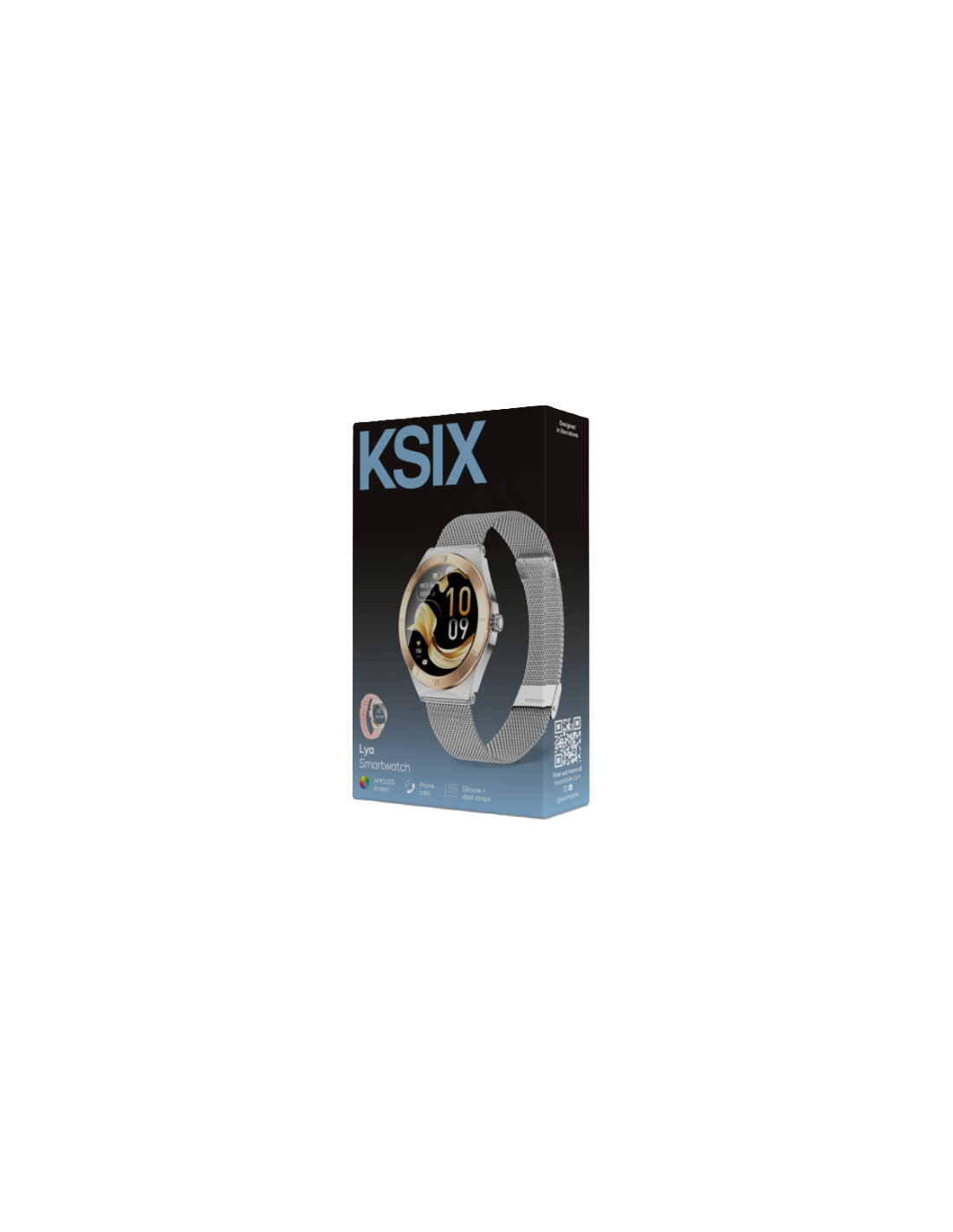 KSIX SMARTWATCH LYA PLATA