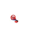 VOLANTE DE CARRERAS CON PEDALES HORI MARIO KART RACING WHEEL PRO MINI PARA NINTENDO SWITCH ROJO VOL SWITCH MK RWPM