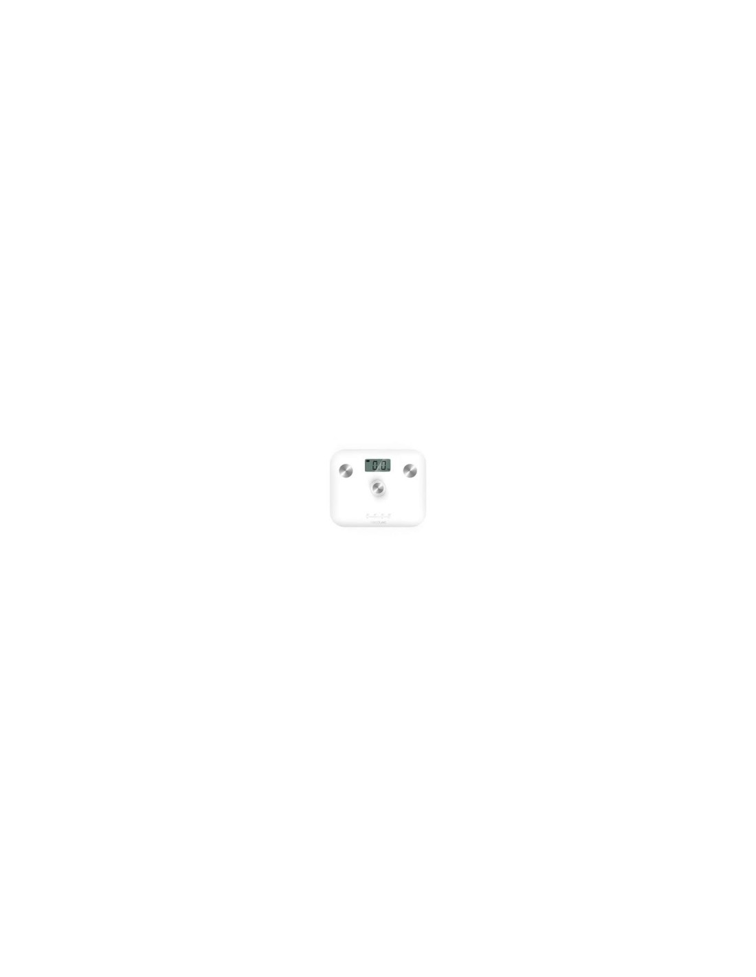Cecotec surface precision ecopower 10100 full healthy bascula de baño blanca